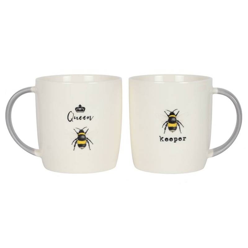 Queen Bee and Keeper Mug Set