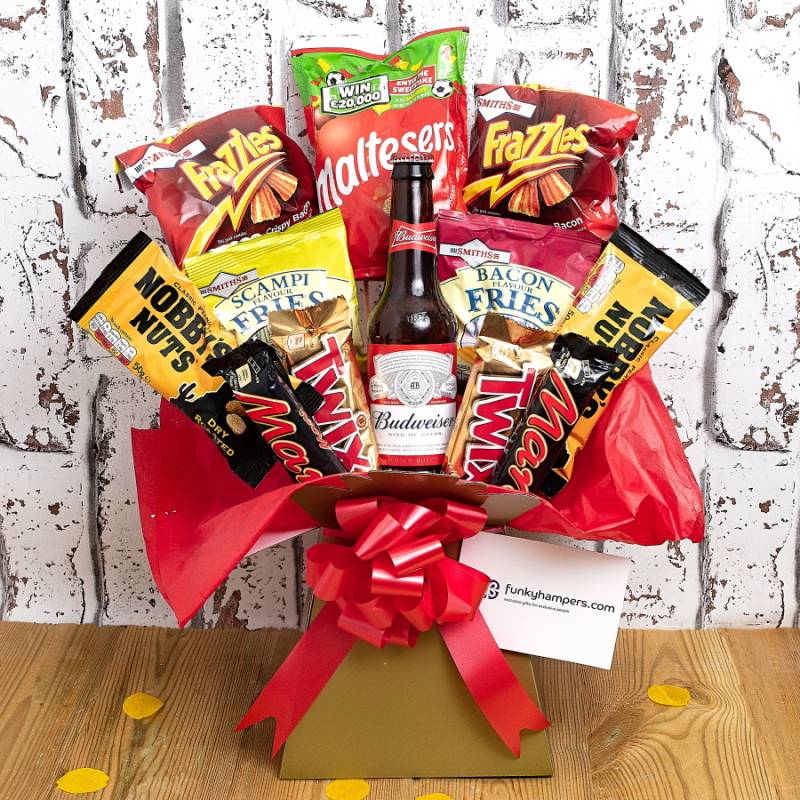 The Beer and Bar Snacks Bouquet