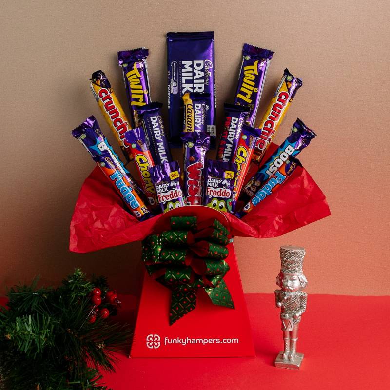 The Deluxe Cadburys Christmas Chocolate Bouquet