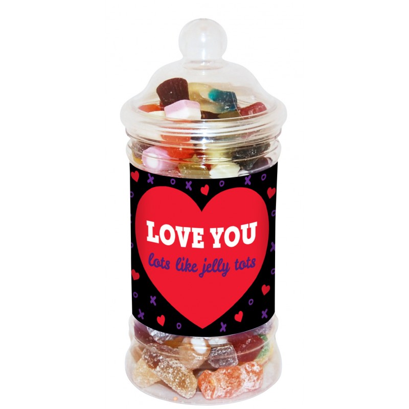 Love You Lots Like Jelly Tots Sweet Jar