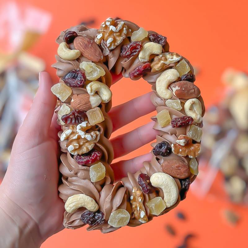 Fruit And Nut Chocolate Truffle Letter