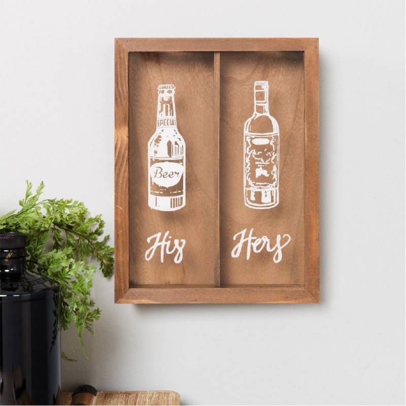 His and Hers Cork and Bottle Stop Storage Box