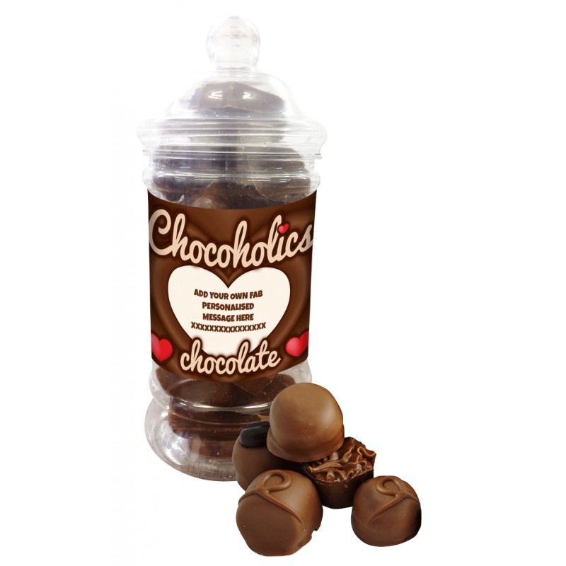 Personalised Belgian Chocolate Jar
