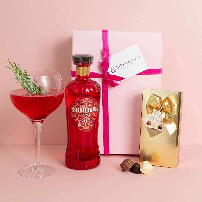 Luxury Pink Gin and Belgian Chocolates