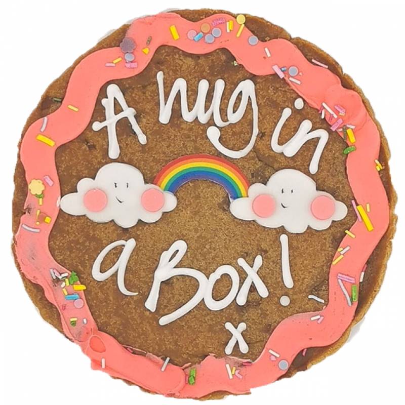 Personalised Giant 7 inch Rainbow Cookie