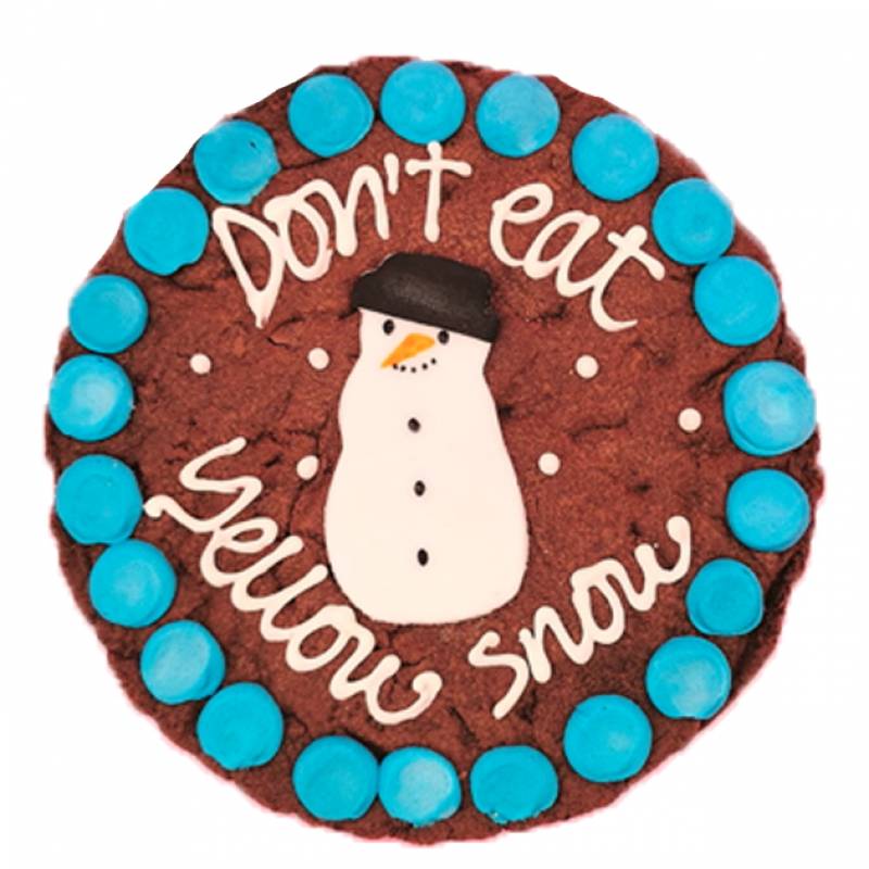 Personalised Snowman Giant Cookie