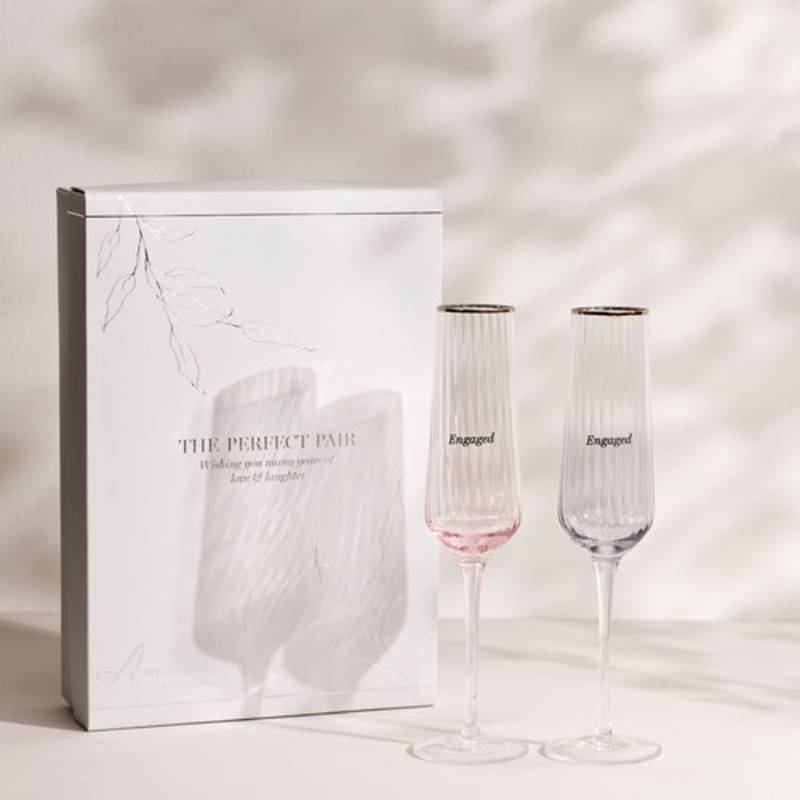 The Perfect Pair Engagement Flutes