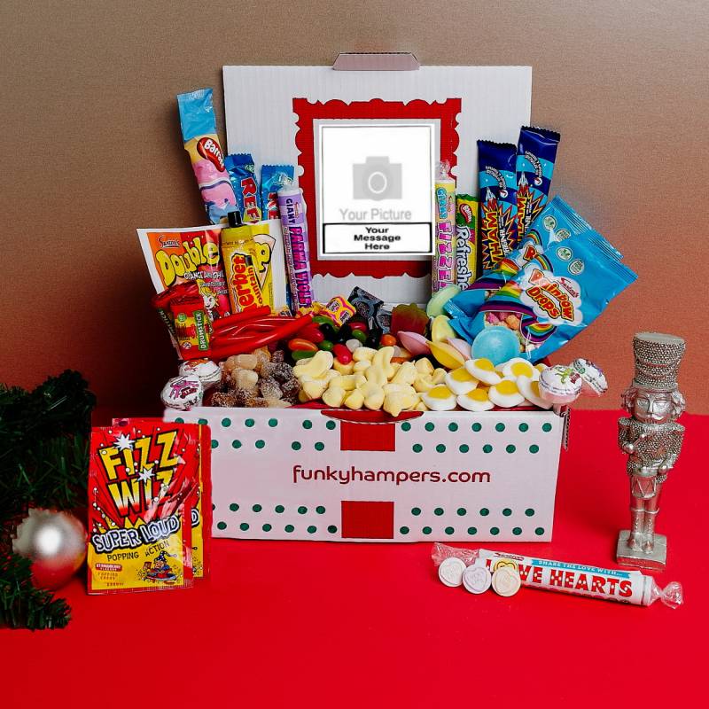 Personalised Christmas Deluxe PicBox Sweet Hamper