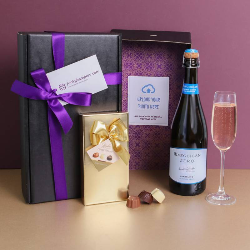 Alcohol Free Prosecco And Chocolate PicBox Hamper