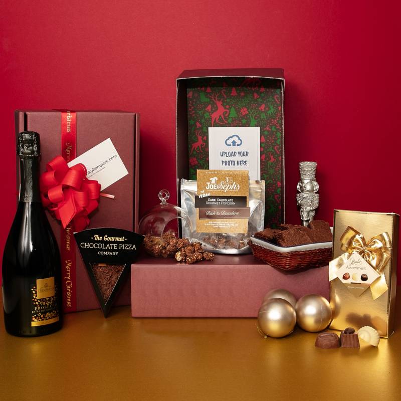 Christmas Prosecco and Chocoholics Treats Picbox Hamper