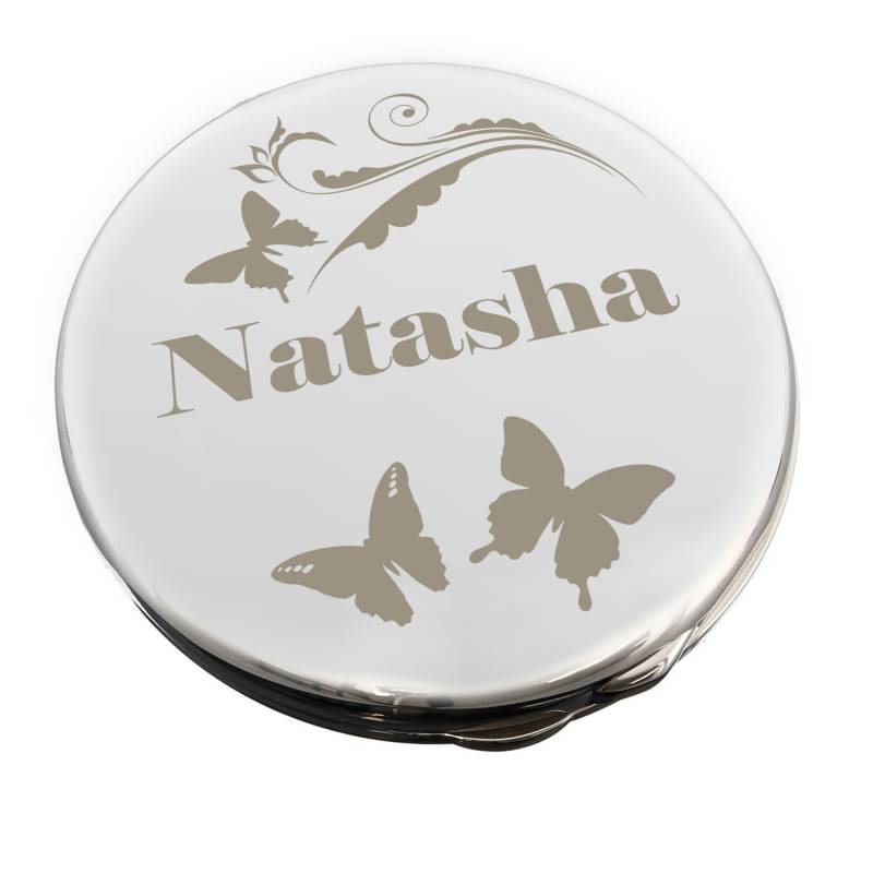 Personalised Butterfly Compact Mirror
