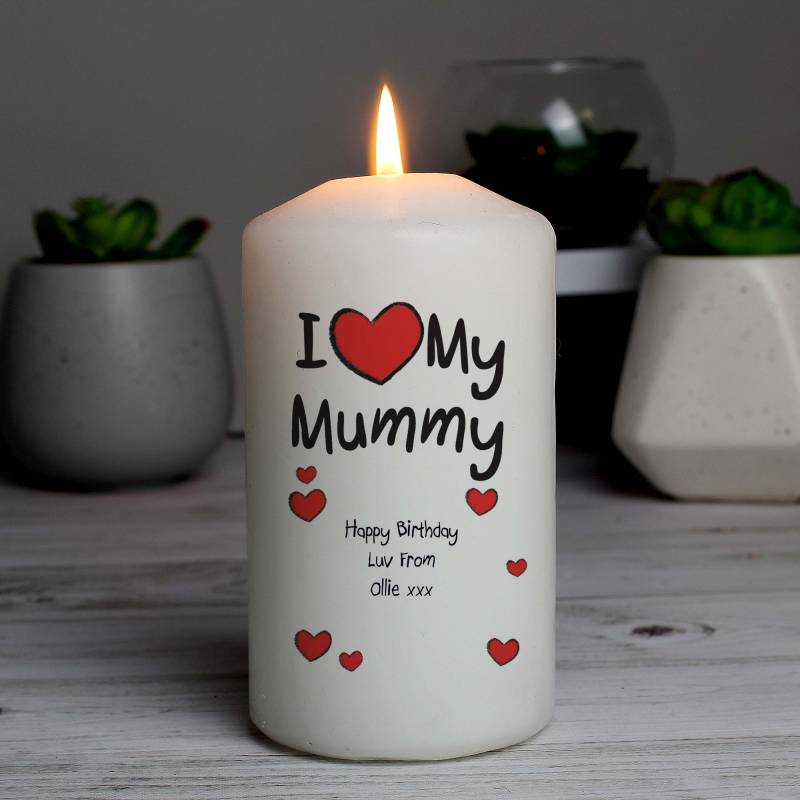 Personalised Love Candle