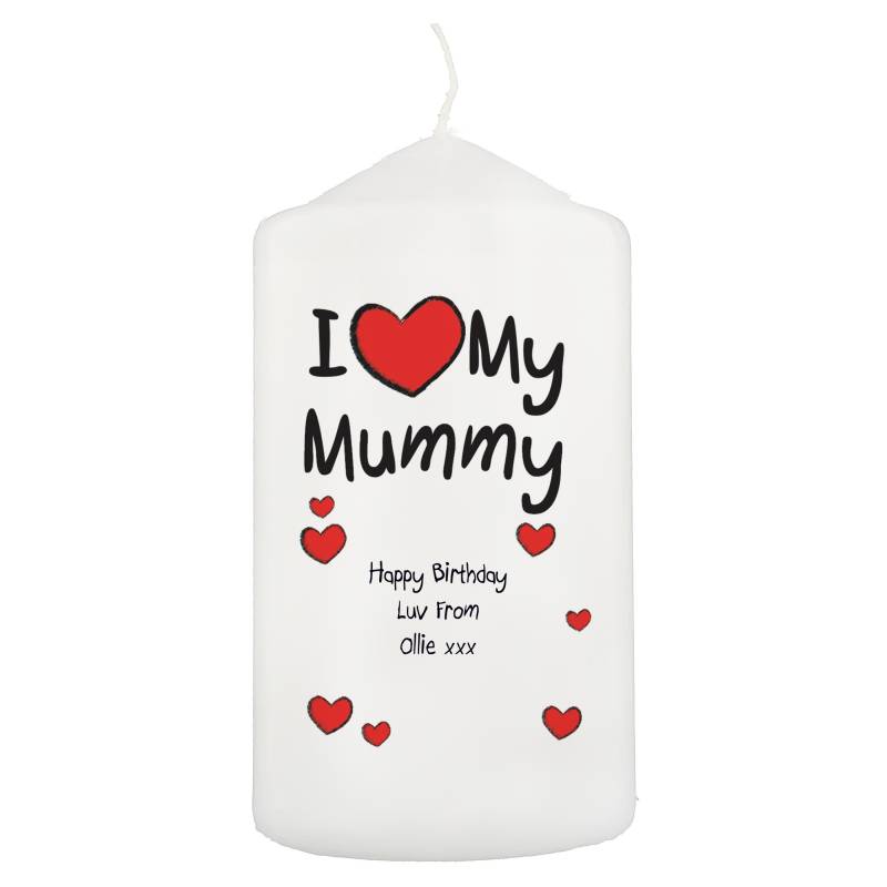 Personalised Love Candle