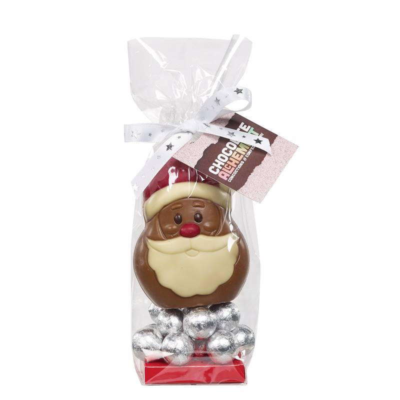 Chocolate Santa Gift with Chocolate Balls HALF PRICE