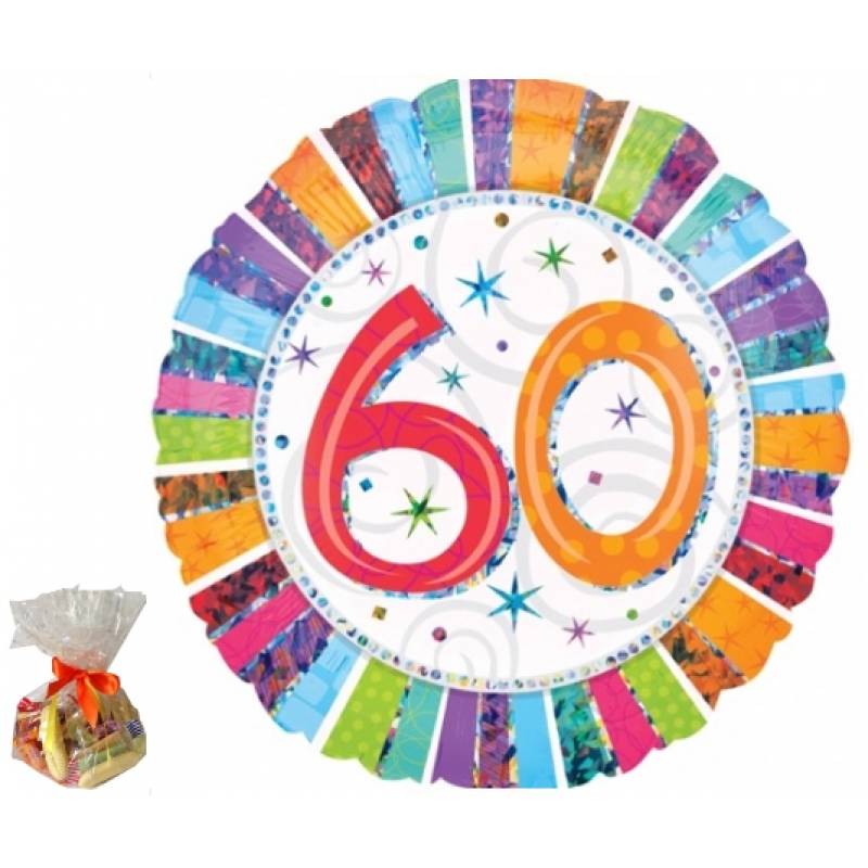 Happy 60th Birthday Sweet Balloon