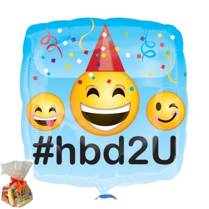 Birthday Emoji Sweet Balloon