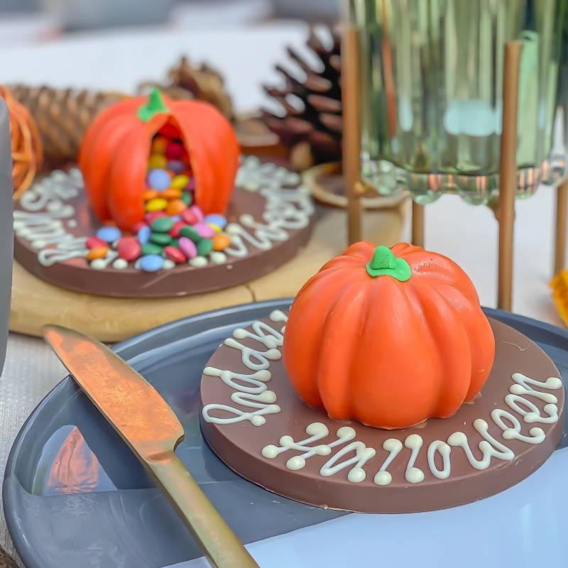Mini Chocolate Halloween Smash Pumpkin