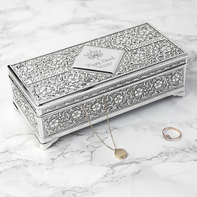 Personalised Diwali Trinket Box