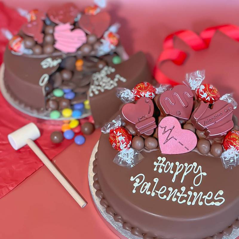 Valentines Smash Cake