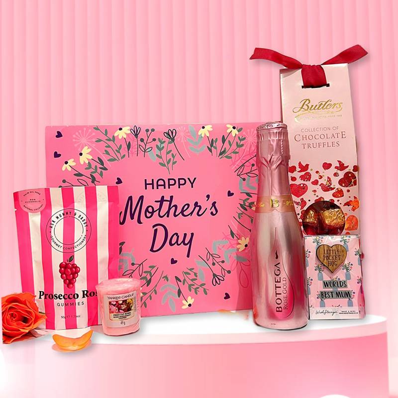 Mother's Day Pink Prosecco Treats Hamper