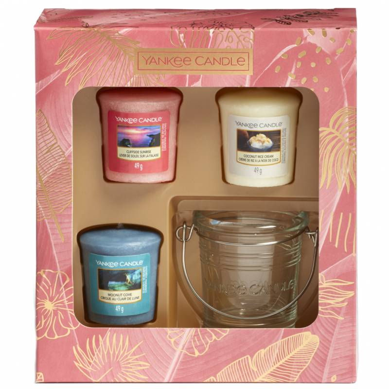 Yankee Candle 3 Votive 1 Holder Gift Set