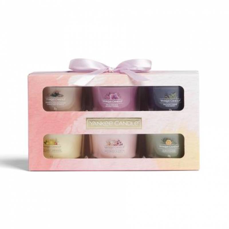 Yankee Candle 6 Filled Votive Candle Gift Set